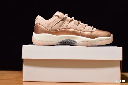 ROSE GOLD JORDAN - 11 LOW (W) AH7860-105 RETRO 0828